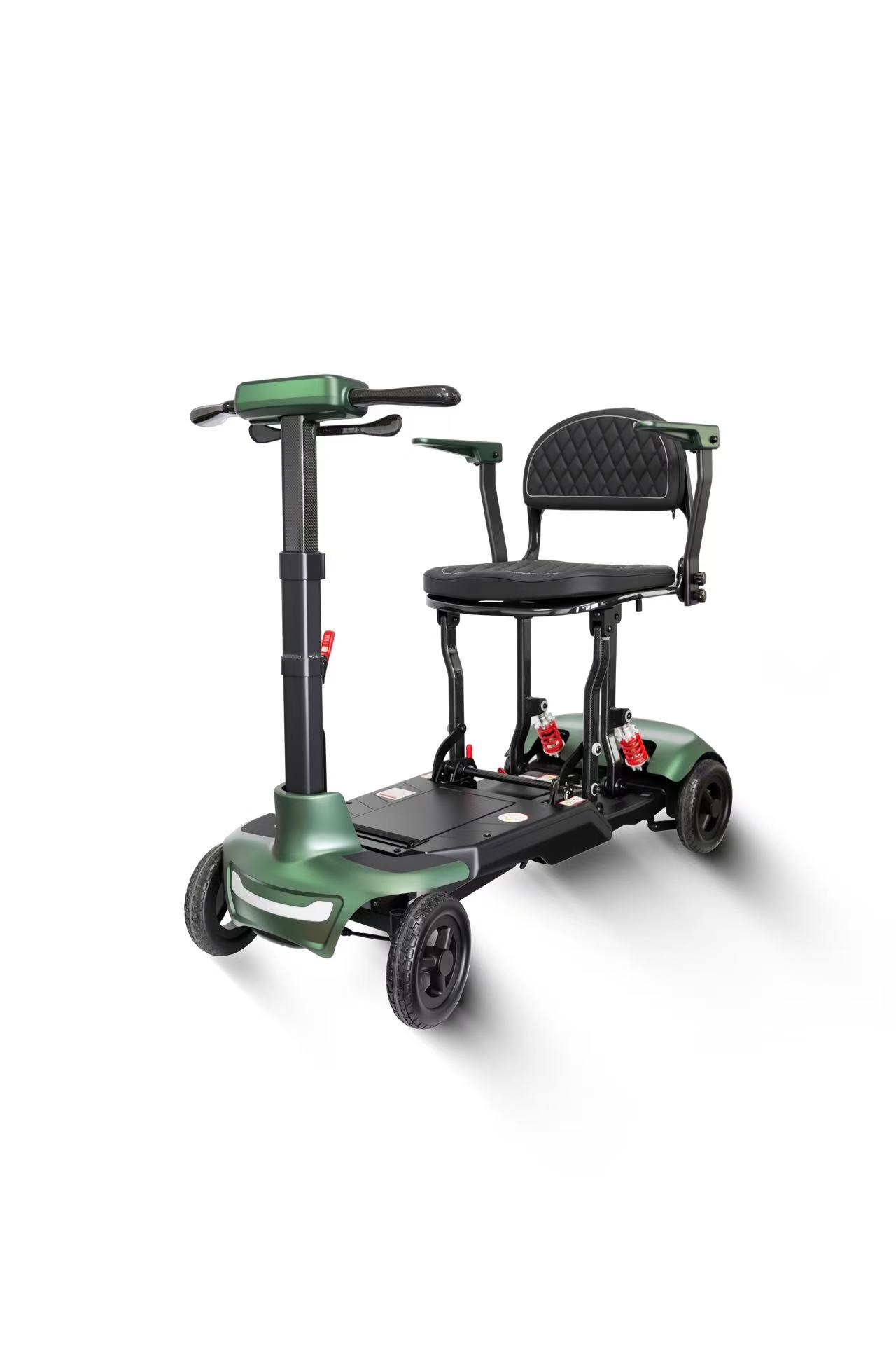 front angle view green